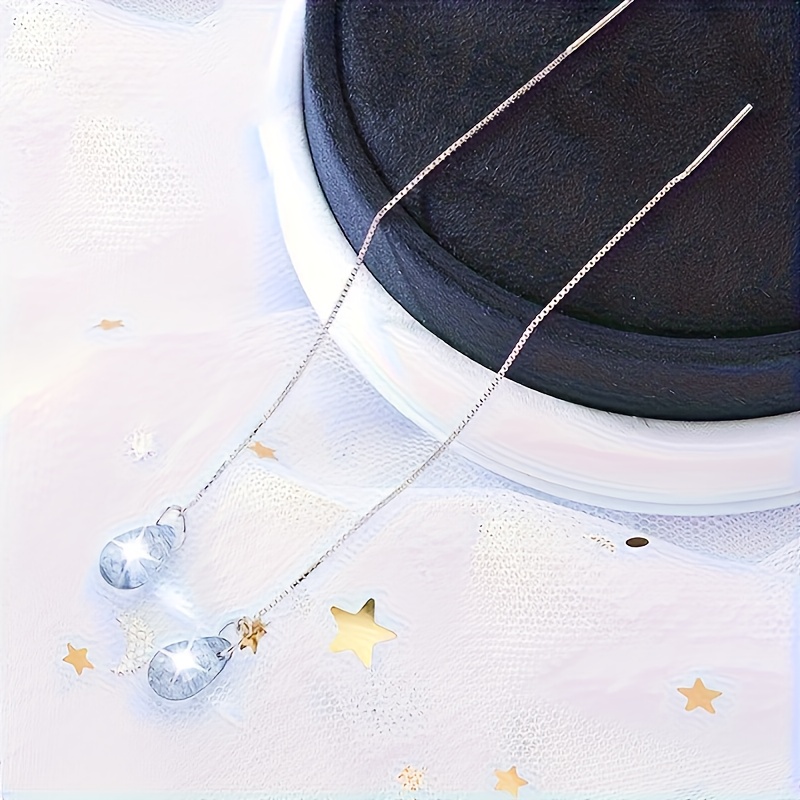 Women's Teardrop-shaped Mermaid Tear Earrings, Elegant Design
